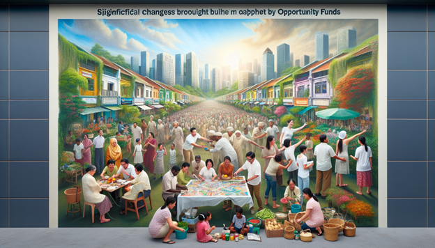 An illustration highlighting social impact considerations in opportunity funds.